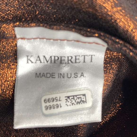 Kamperett Vuelo Copper Jacquard Strapless Dress - Picture 12 of 13